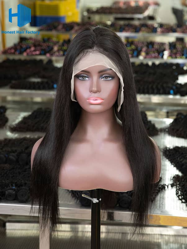 Stock Up on Customizable Straight Frontal Lace Wigs