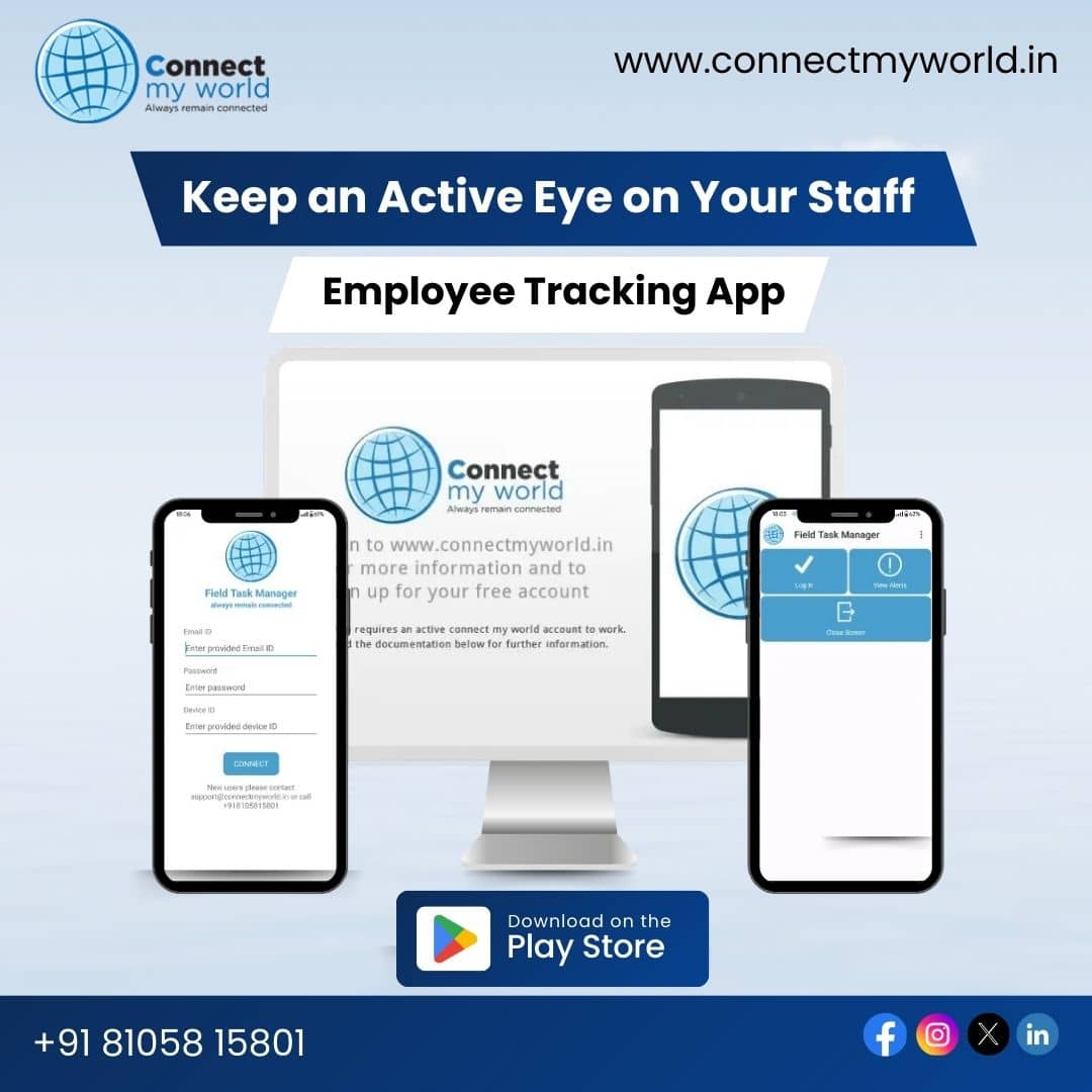 Best Employee GPS Tracking with ConnectMyWorld