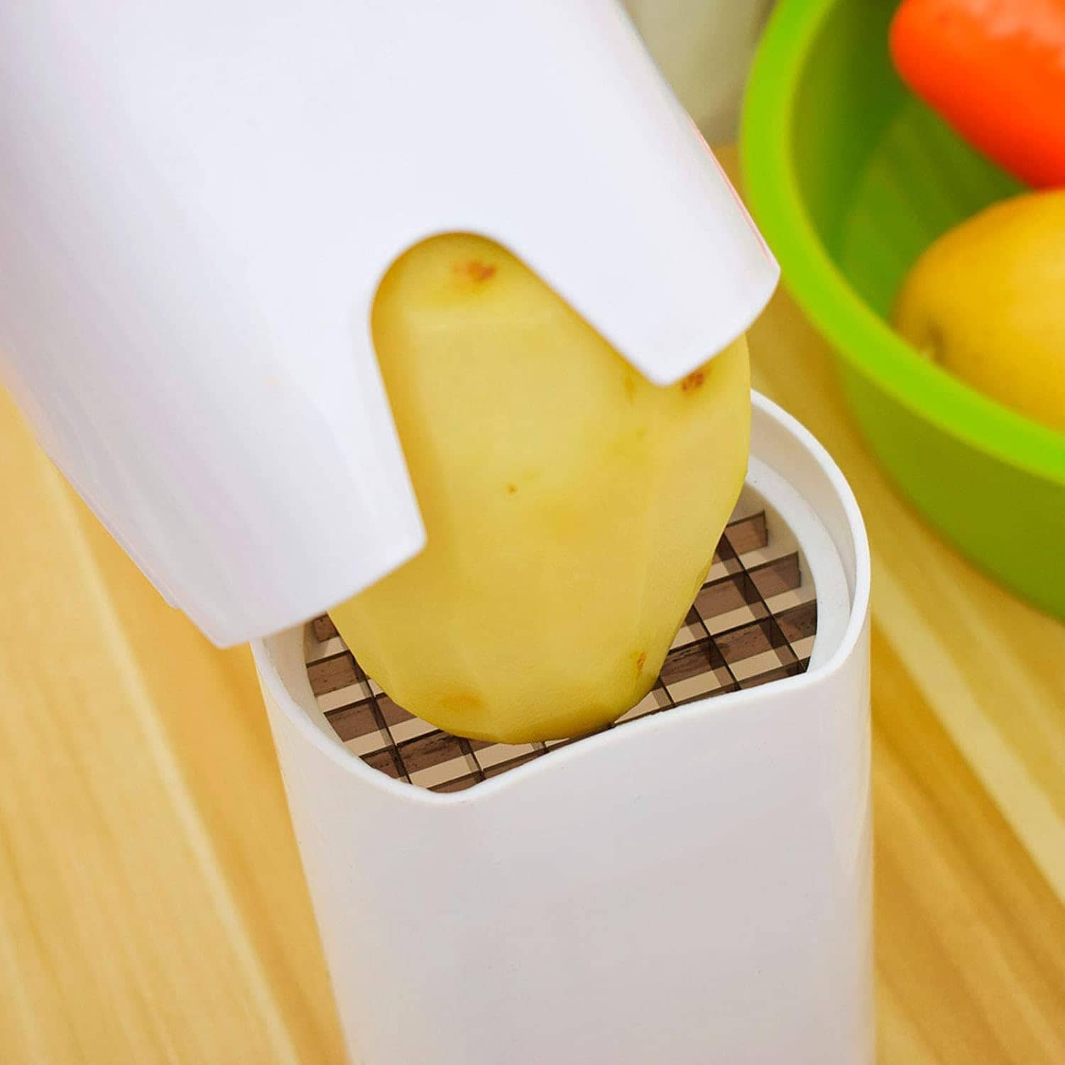 French Fry Cutter – Easy & Durable Potato Chipper for Home & Restaurant