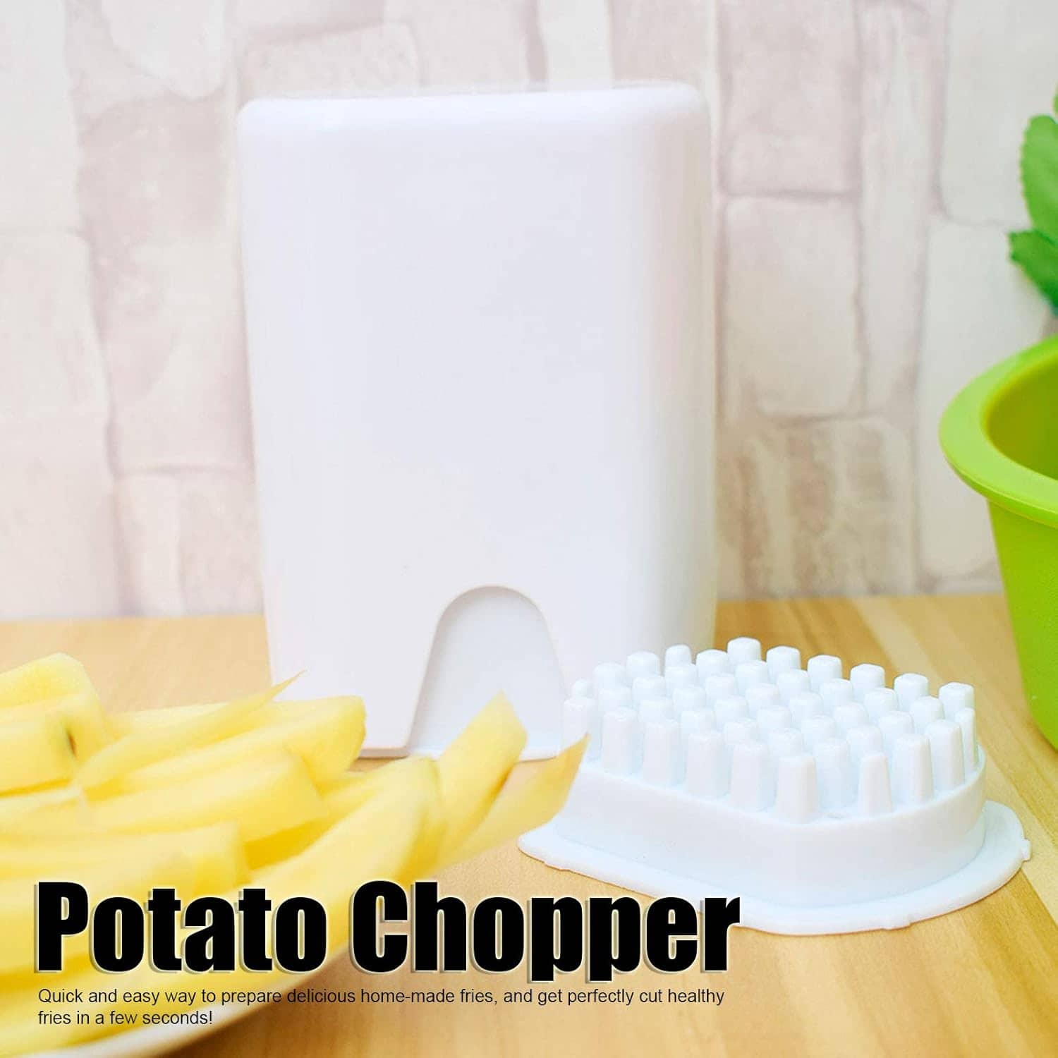 French Fry Cutter – Easy & Durable Potato Chipper for Home & Restaurant