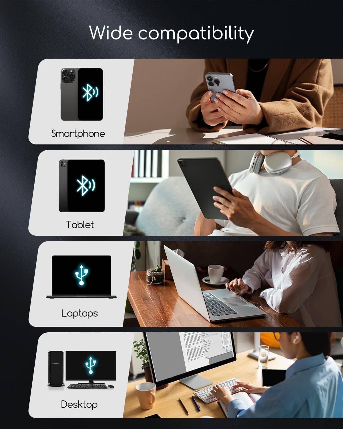 Portable Wireless Printer – Inkless Thermal Bluetooth Printer for Travel